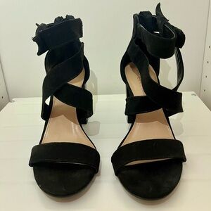 Black Suede Lauren Conrad Heels